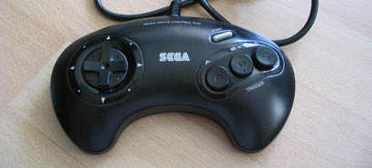 sega megadrive ohjain