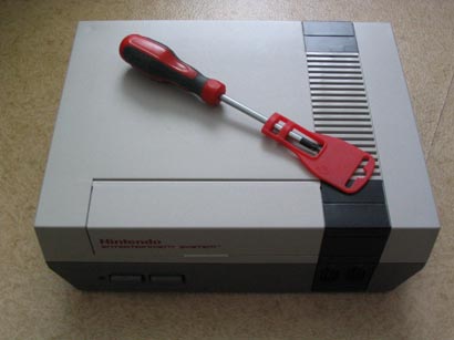 nintendo (nes) konsolin purku aloitus