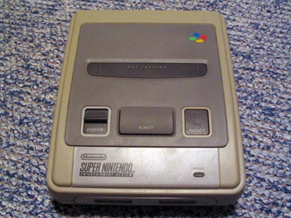 super nintendo (snes) konsoli