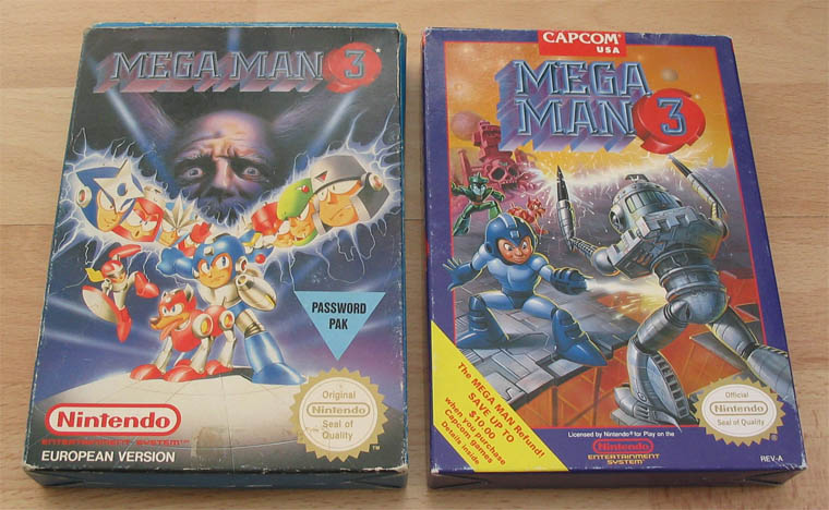 nes mega man kansikuvat pal usa